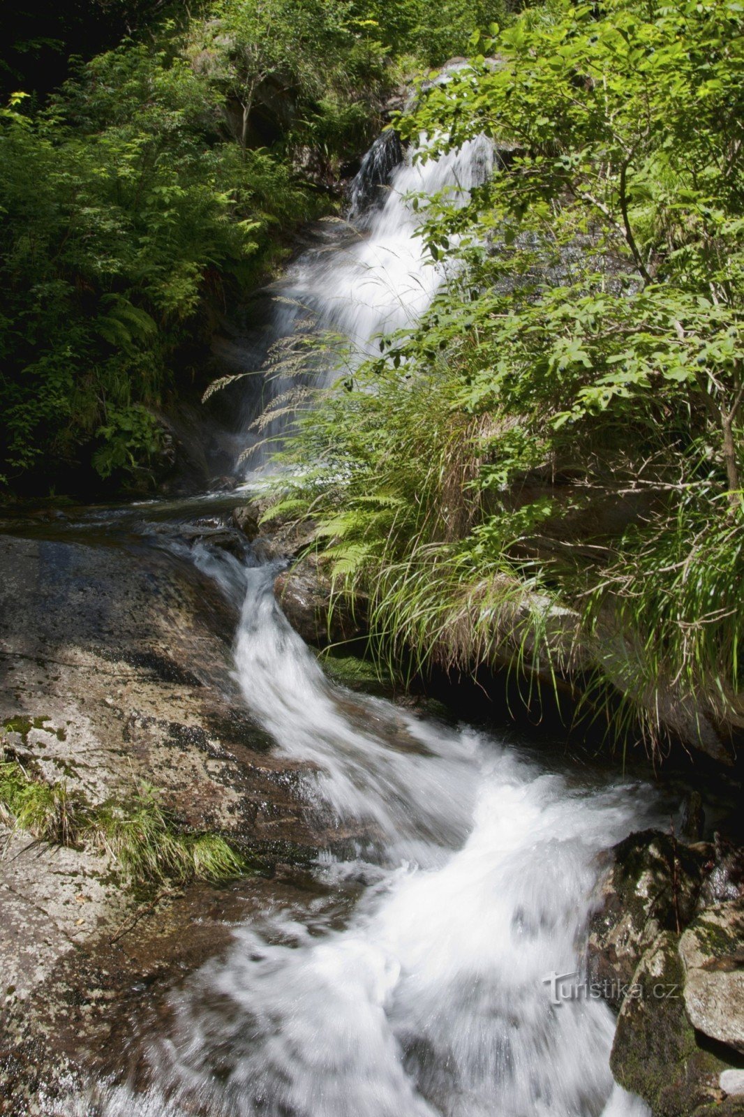 Borové potok waterfall