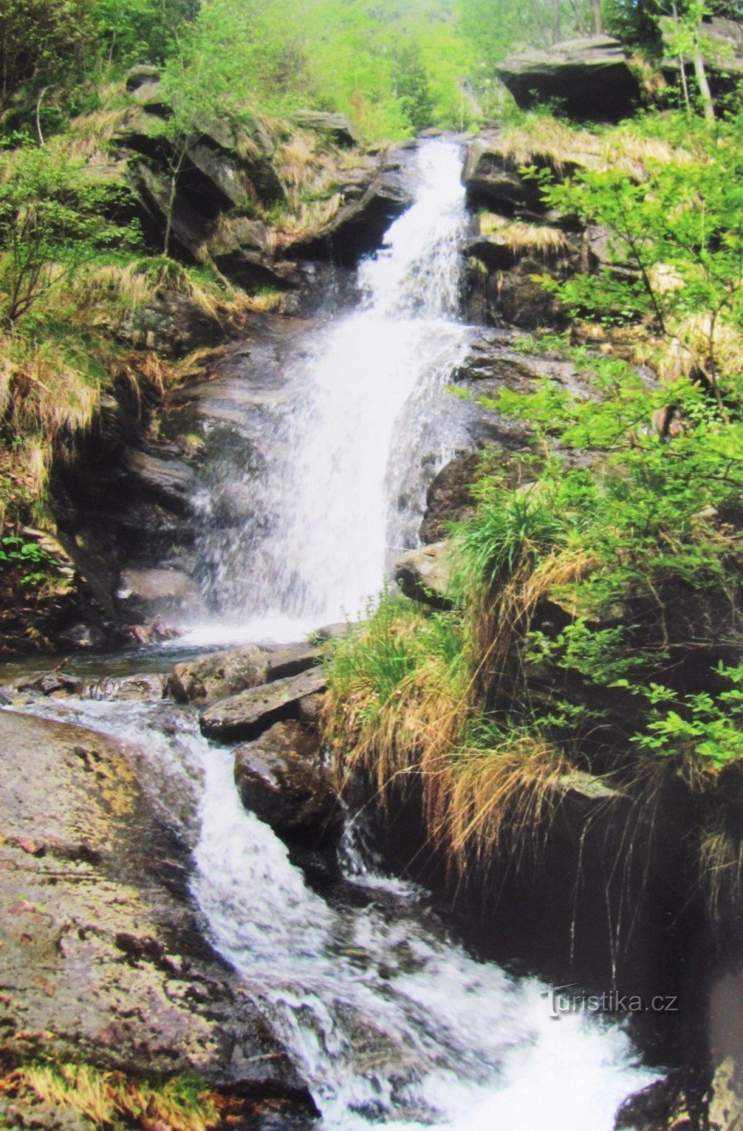 Waterval op de Borový potok