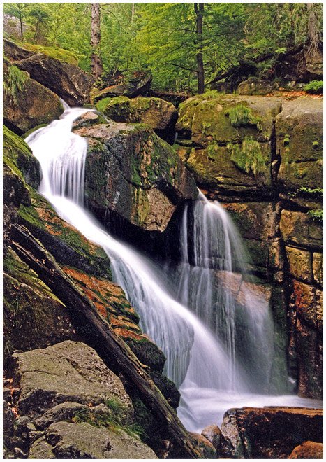 Waterfall on Černý potoka