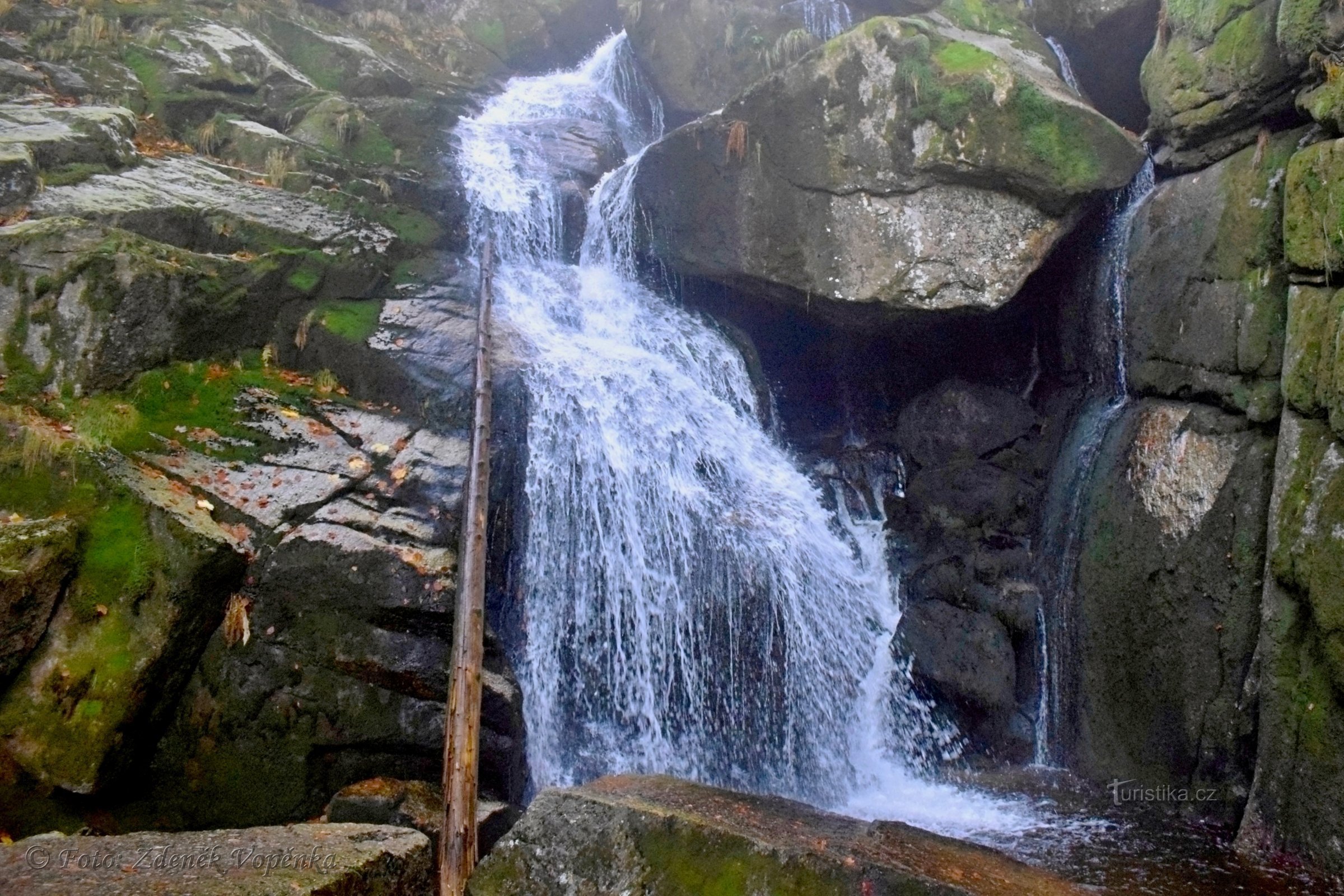 Cachoeira em Černý potoka.