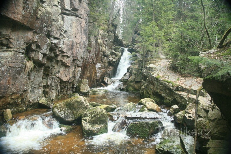 cascada en el Arroyo Rojo