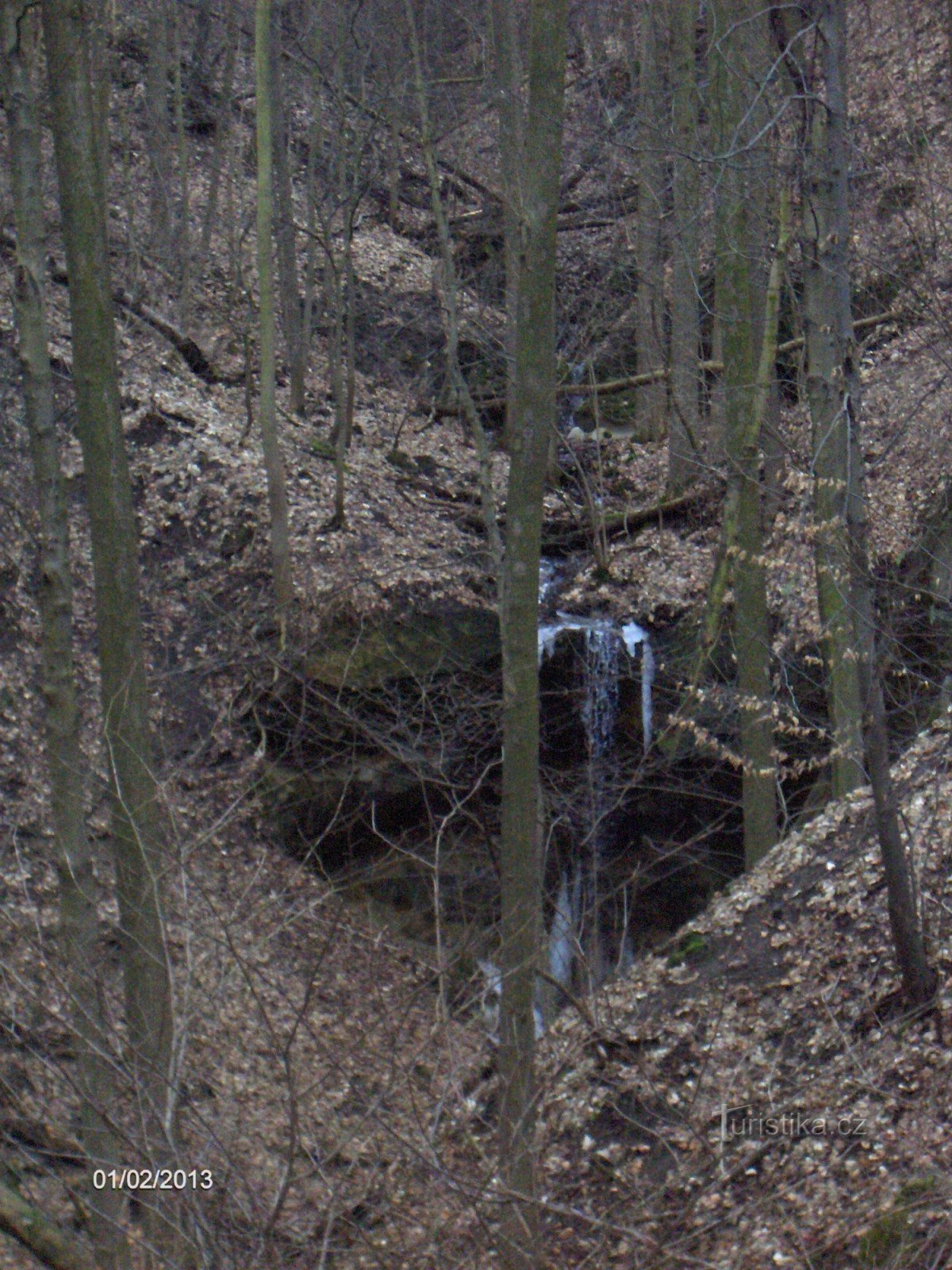 Waterfall on Kamenné potoka