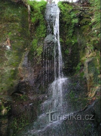 Cachoeira no córrego Luční