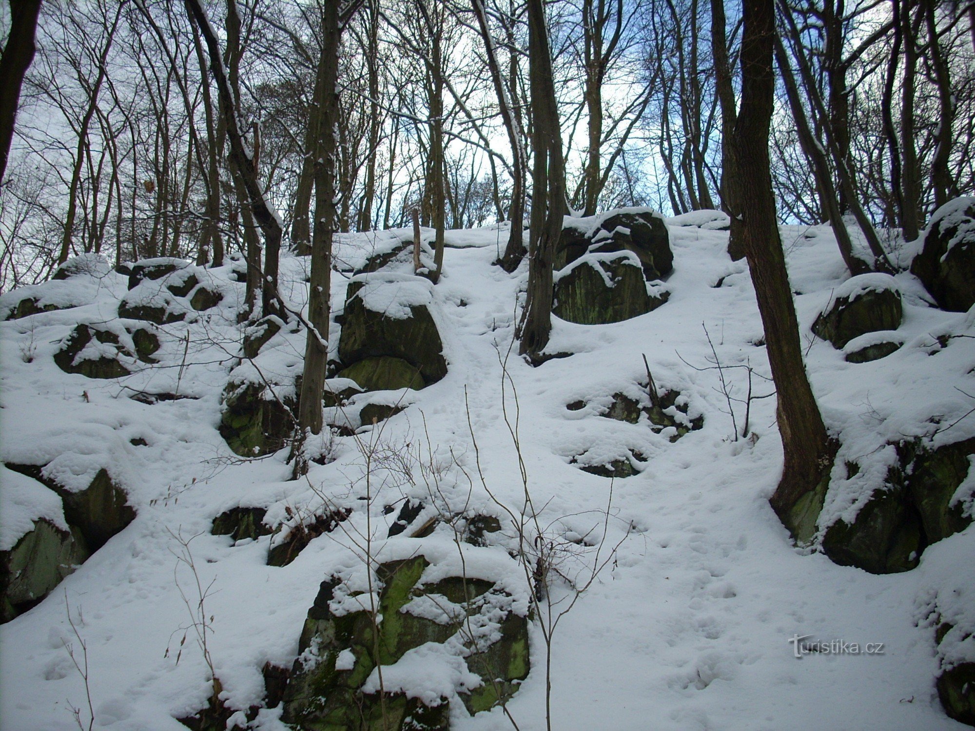 cachoeira acima de Krásný březn