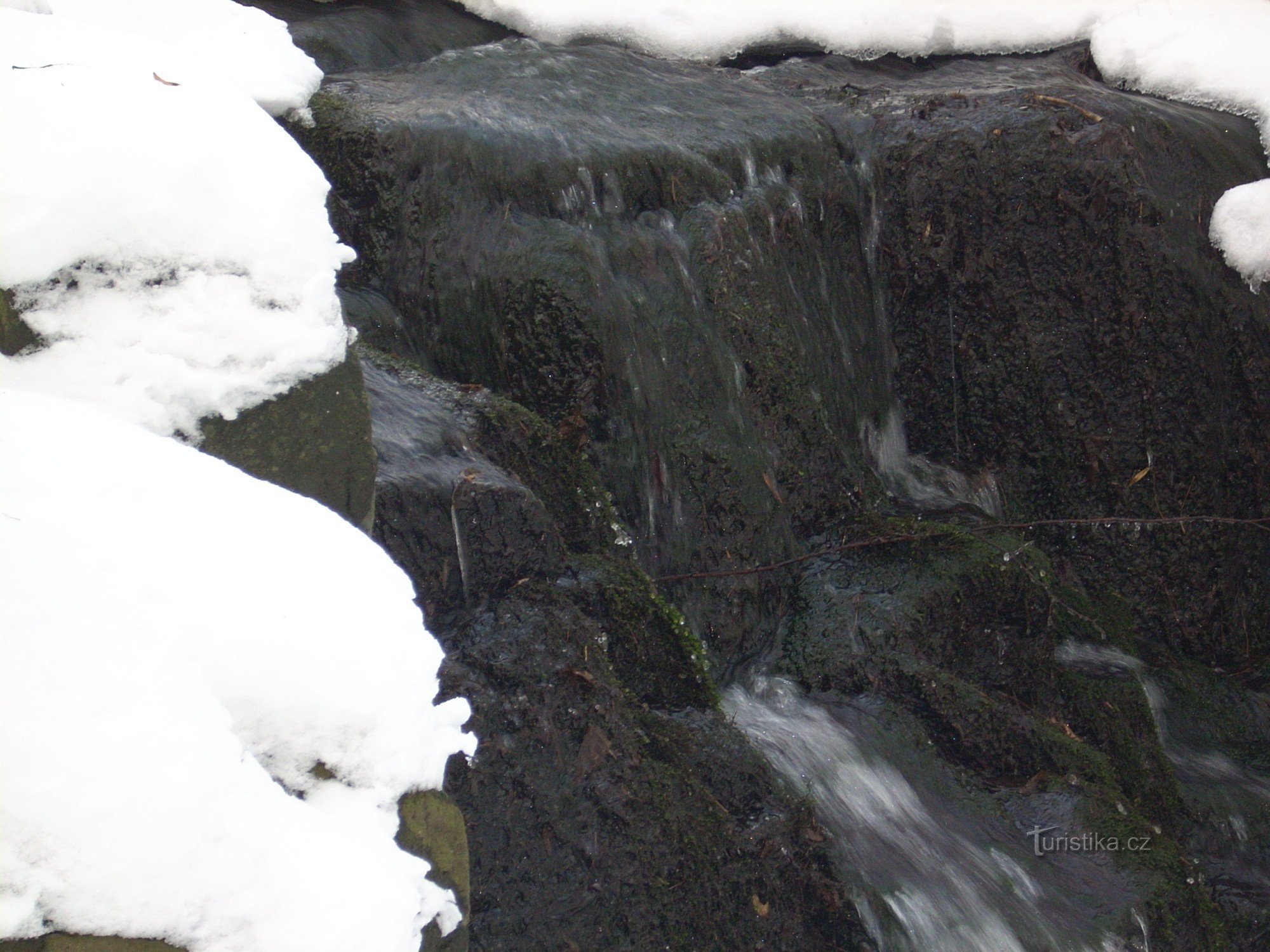 cascata sopra Krásný březn