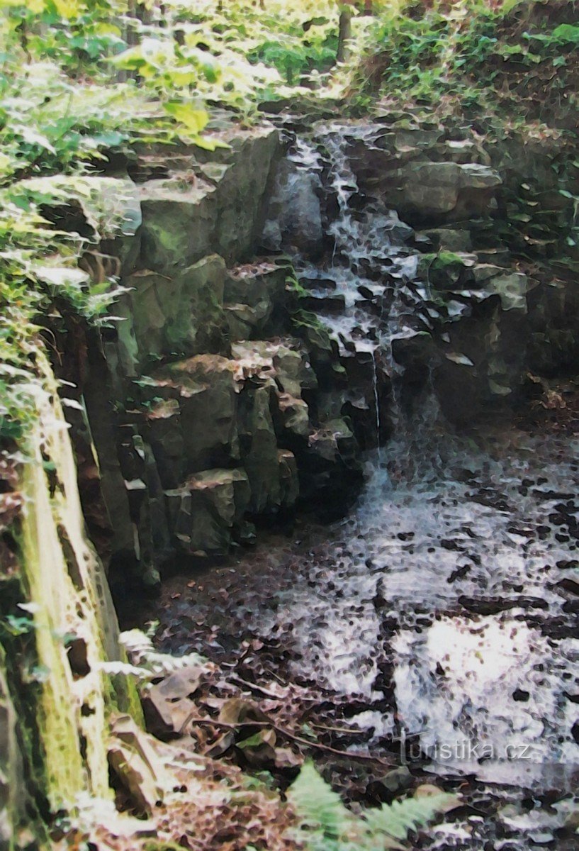 Waterfall above Podhůra