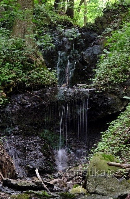 Wasserfall unter Lysa hora