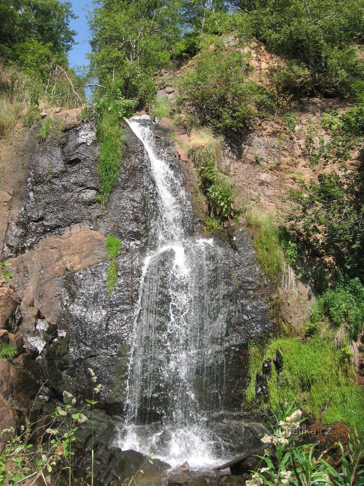 Cascata vicino a Geising