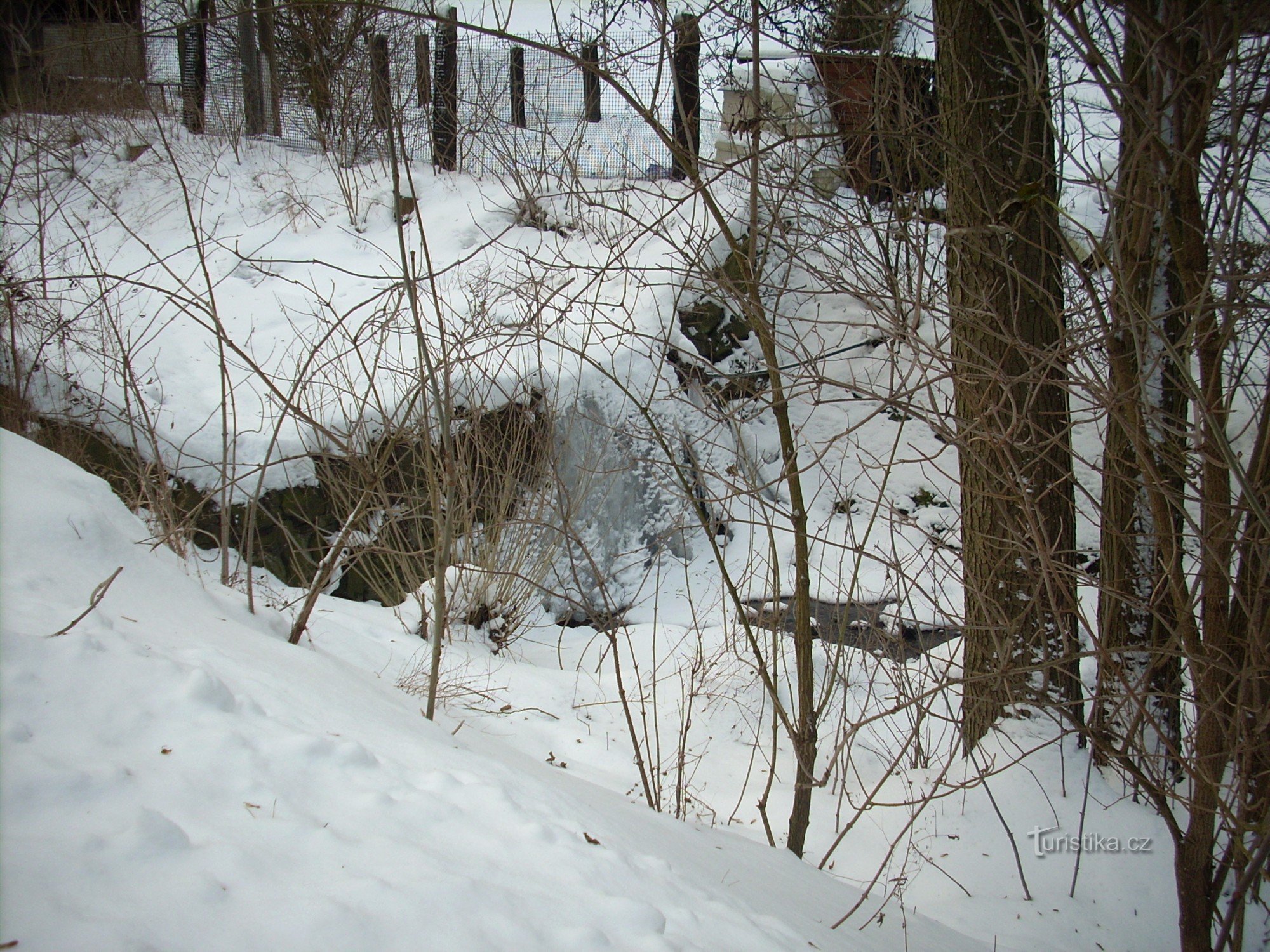 waterfall in Brno-čast Ustí nad Labem