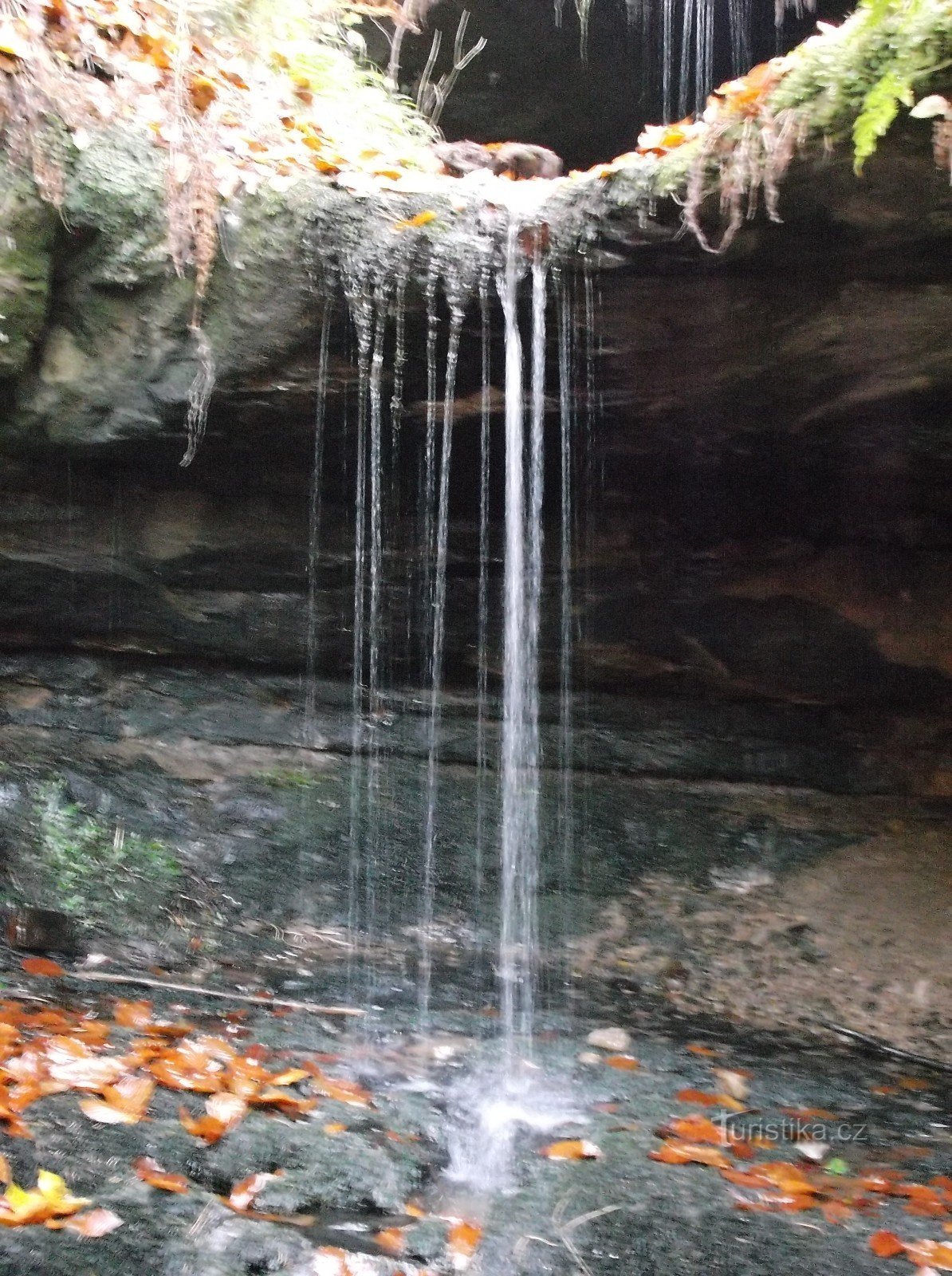 waterval in Chřibská