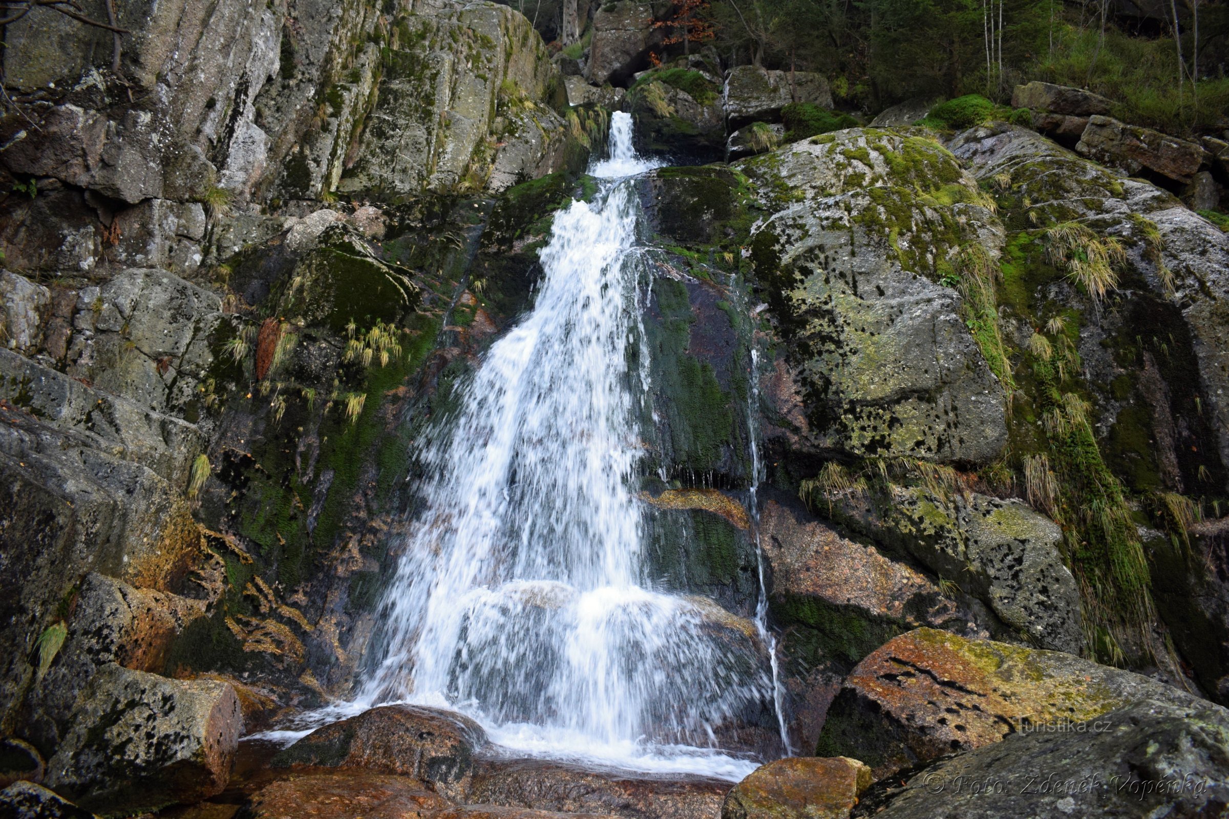 Velký Štolpich waterfall.