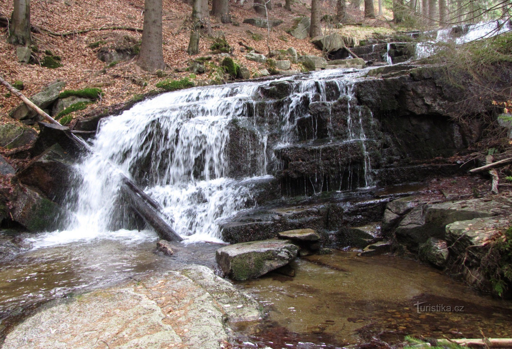 Cascades et cascades à Hučava