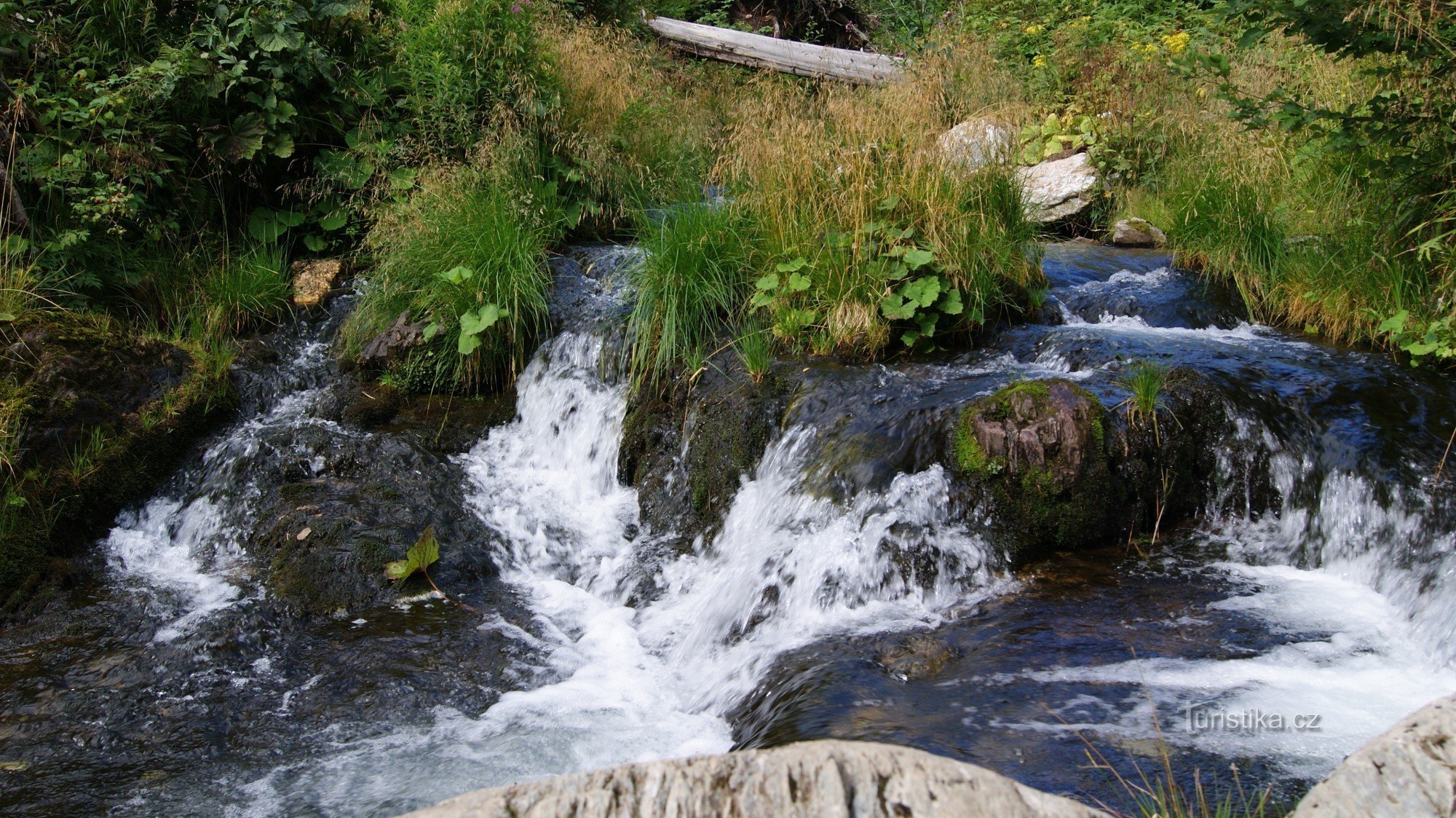 Witte Opava-watervallen