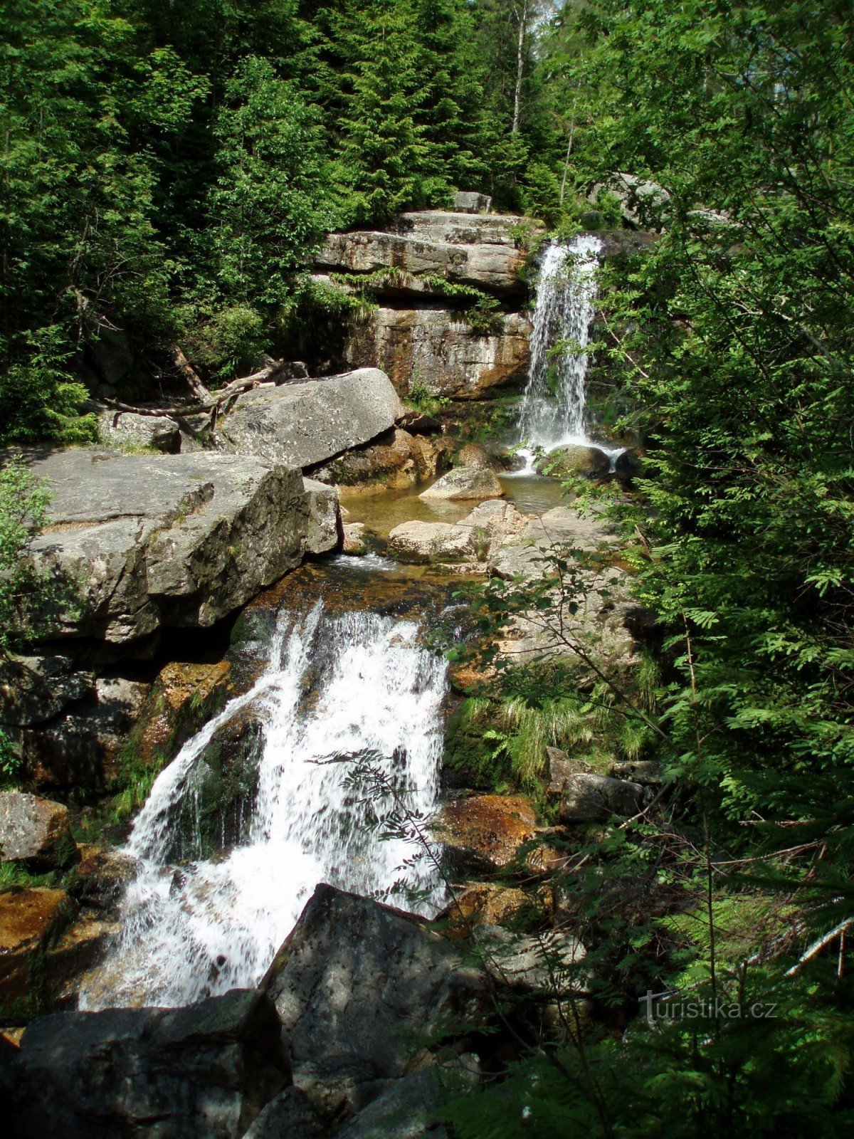 Jedlové-Wasserfälle