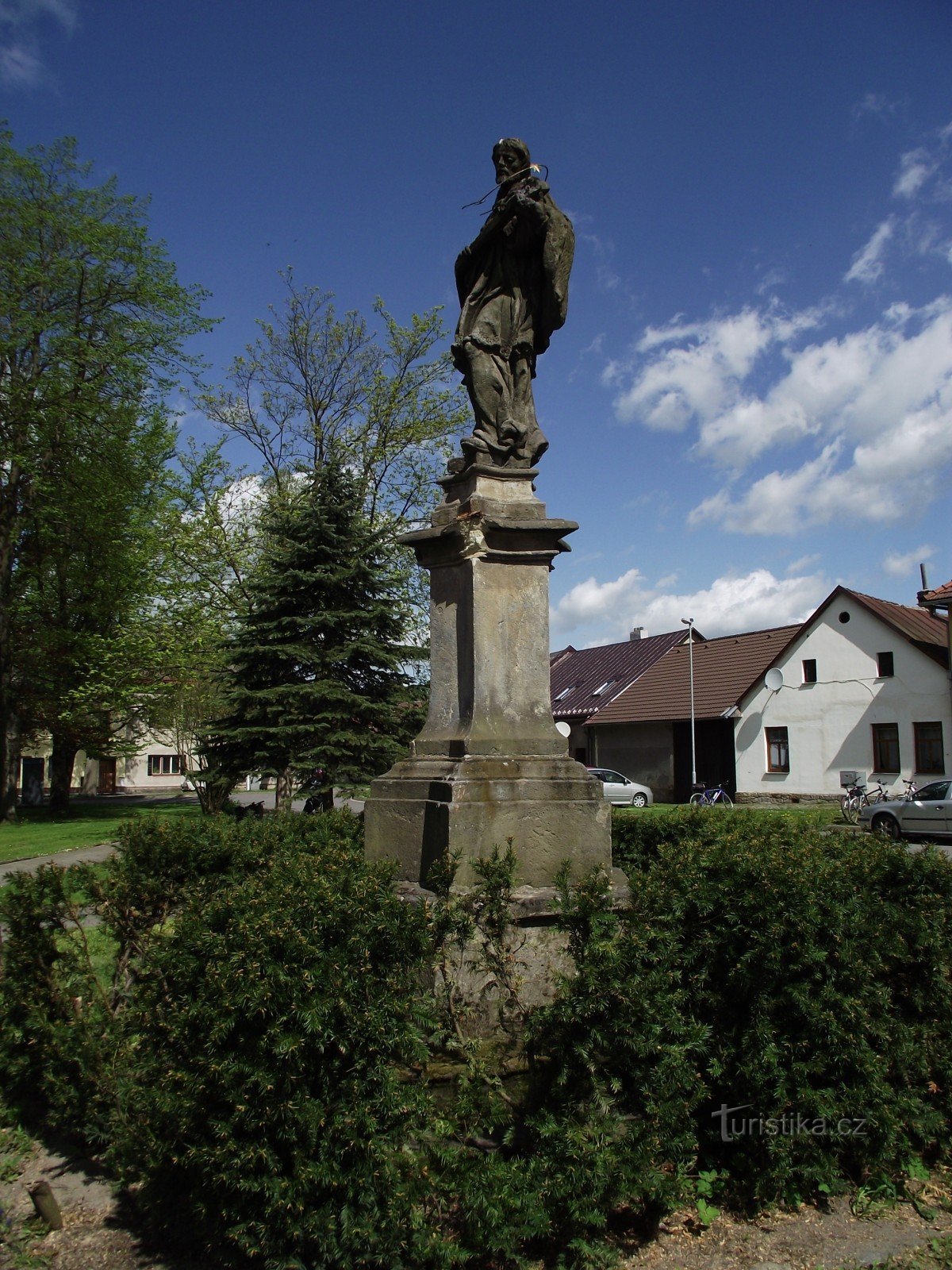 Vojnův Městec - statua di S. Jan Nepomucký