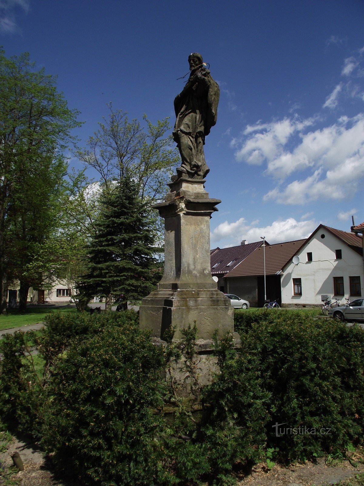 Vojnův Městec - estatua de St. Jan Nepomucký