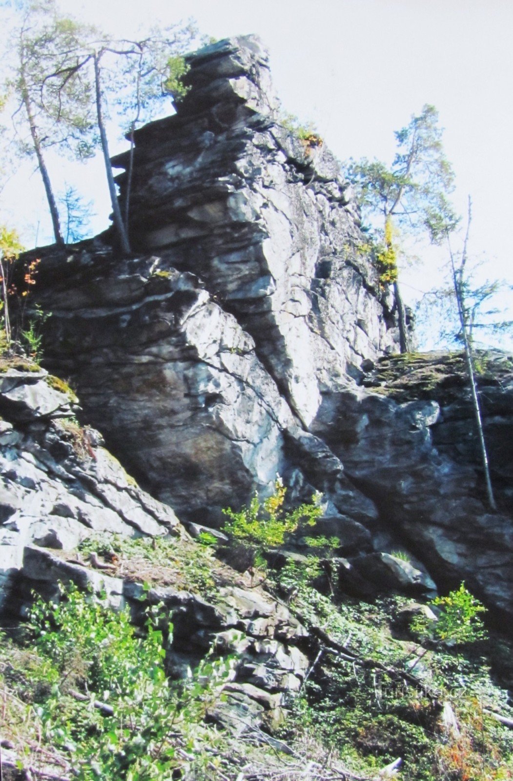 Méhsejt szikla Šumperk közelében