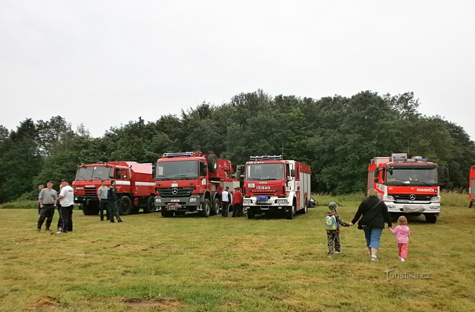 flåde af brandmænd