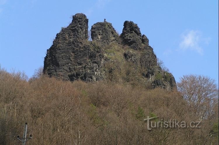 Vrabinec: uitzicht vanaf Přední Lhota