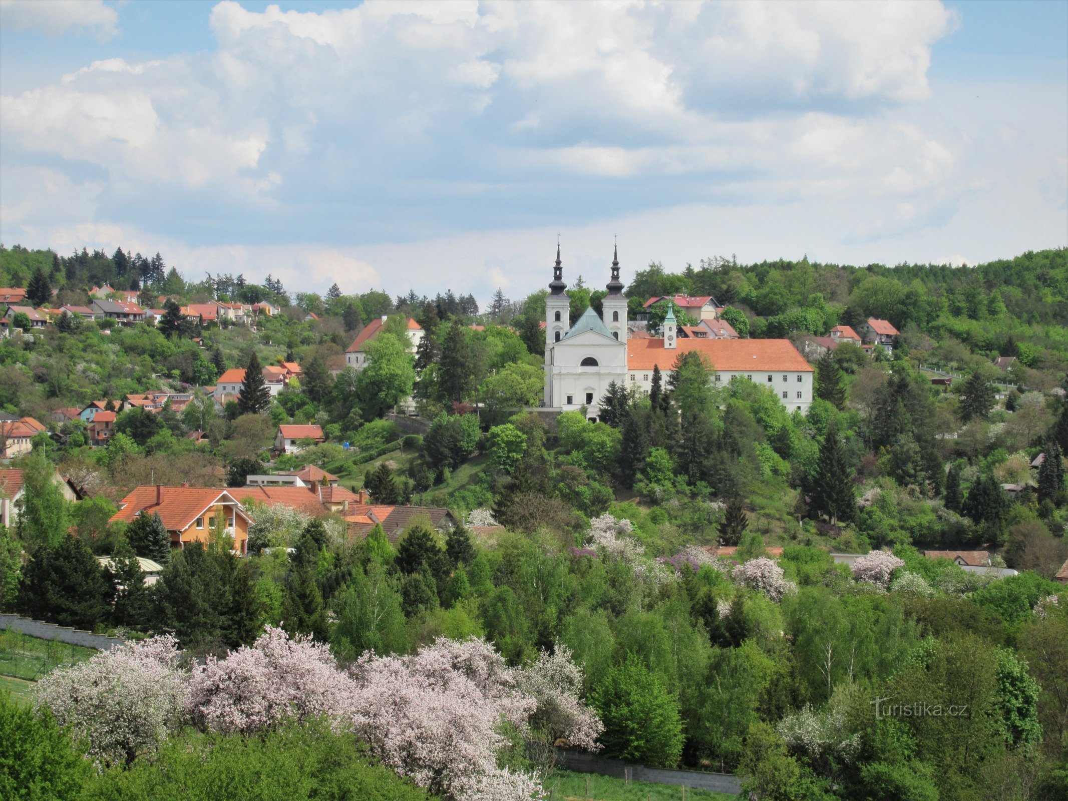 Vranov nær Brno - udsigt over landsbyen
