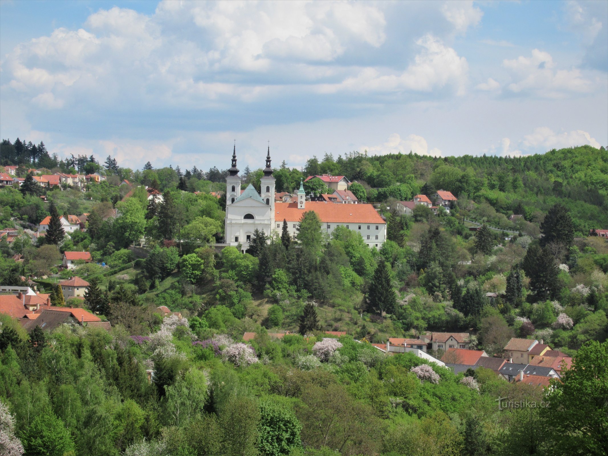 Vranov nær Brno - udsigt over landsbyen