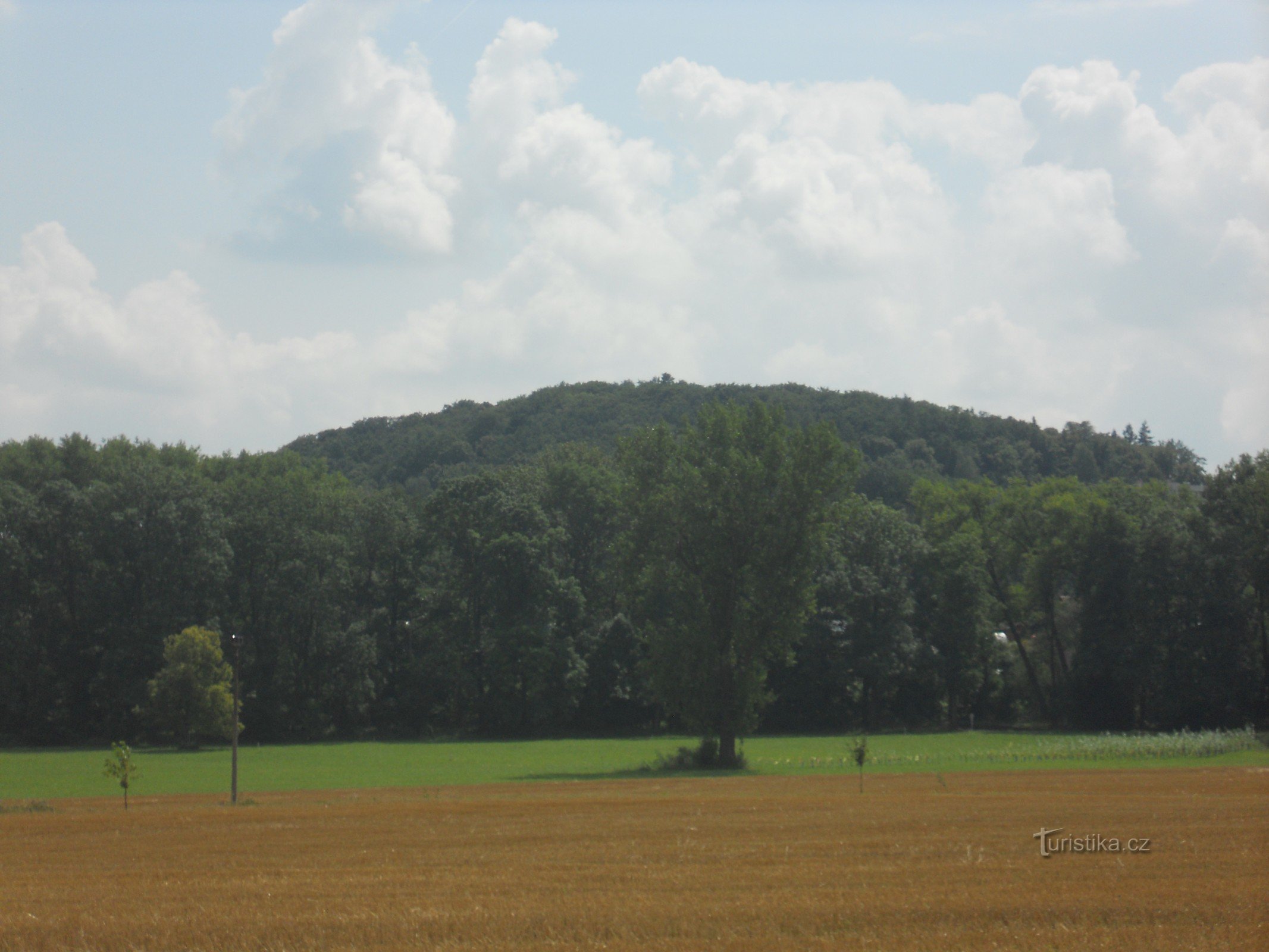 Hrib Čeřovka 331 metrov nad morjem Foto Kbelnice.