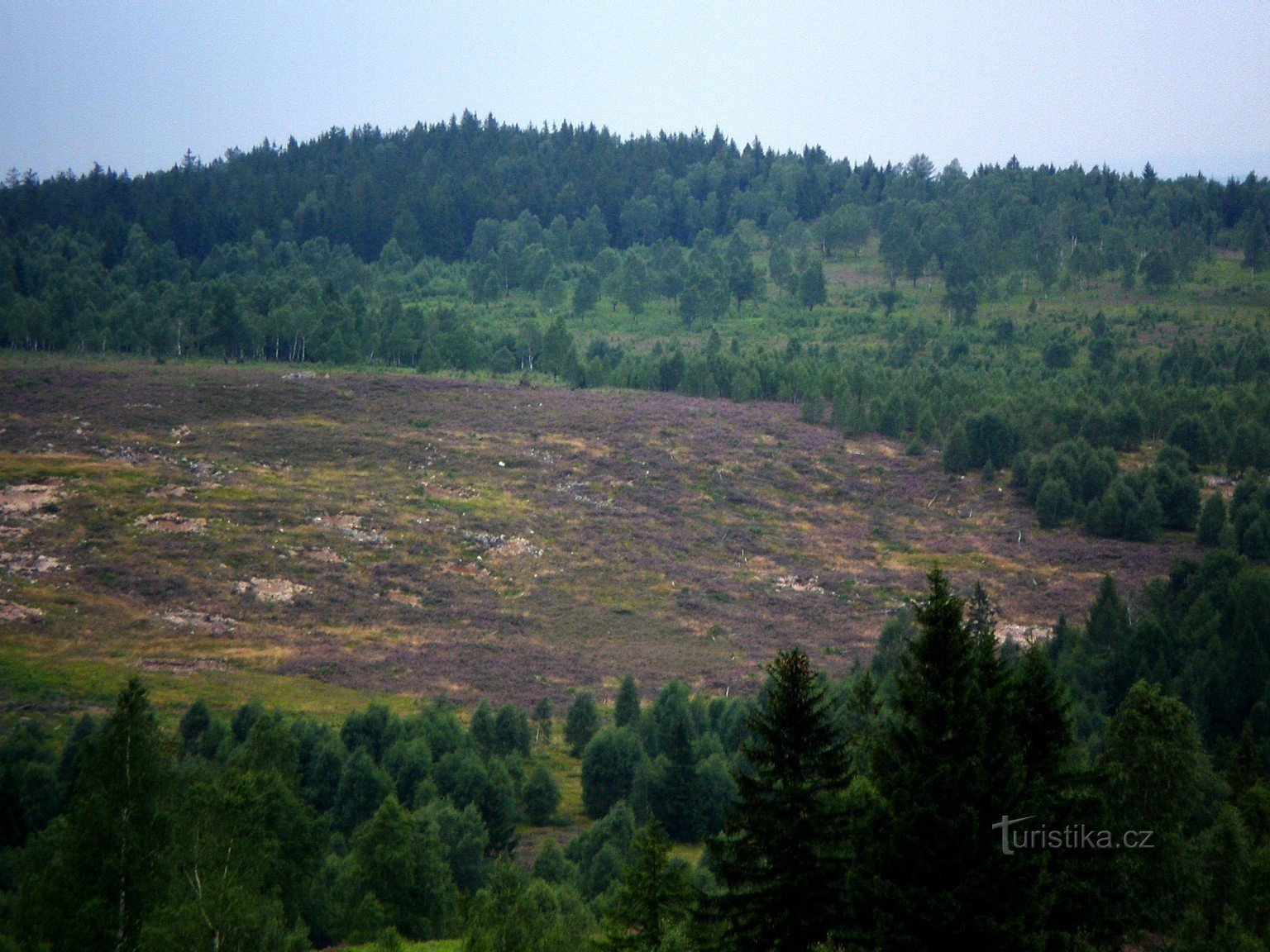 Vrh Jordan (826m) in tarčni prostor zračnega strelišča