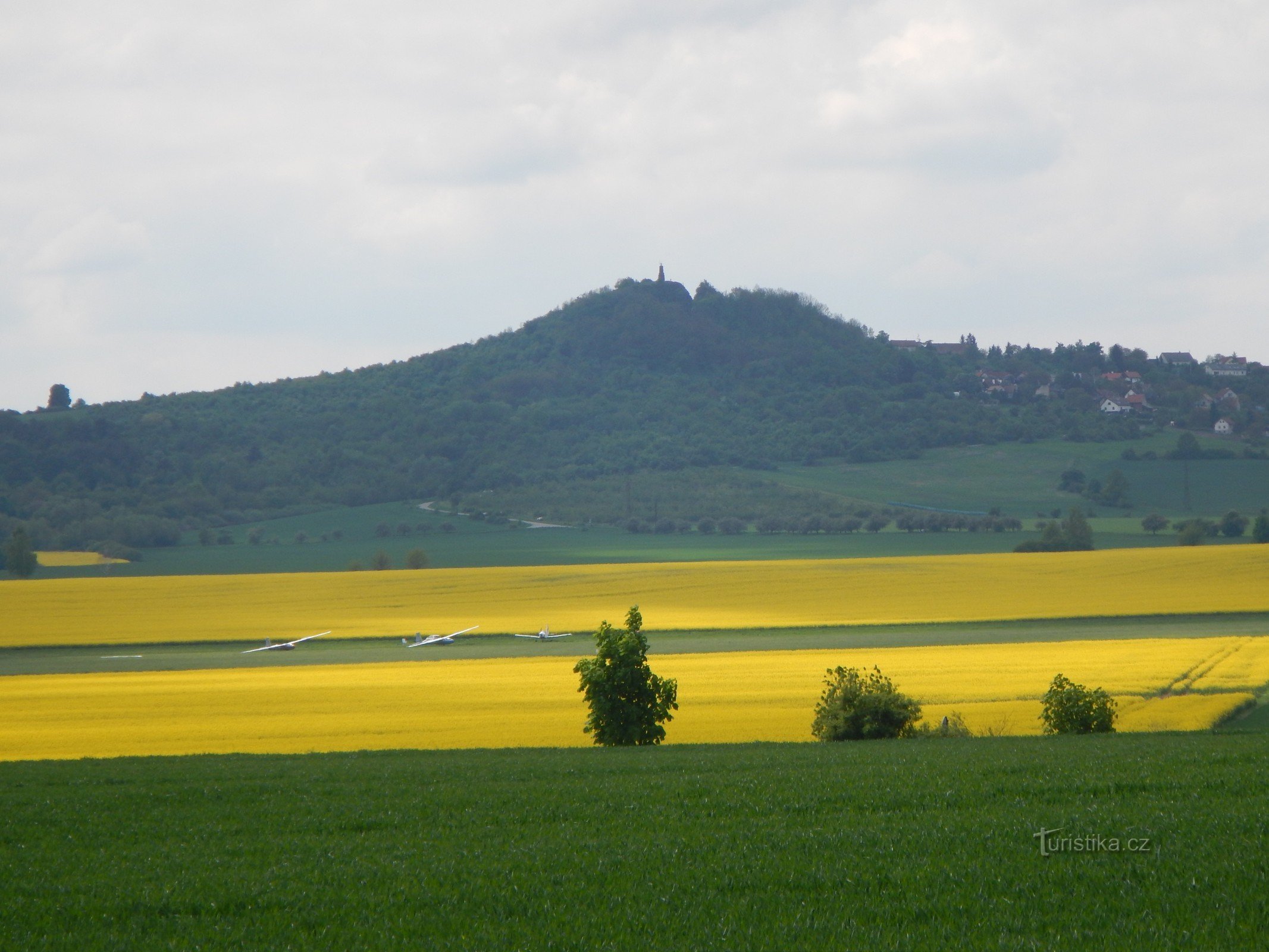 Vrch Veliš 429 m d'altitude