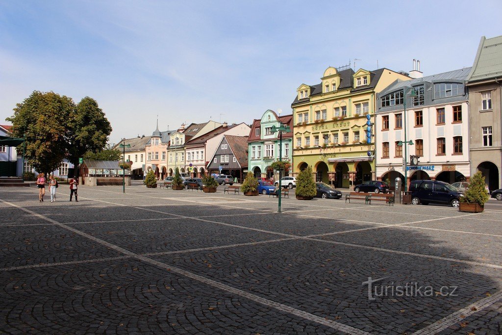 Vrchlabí, náměstí TG 马萨里克