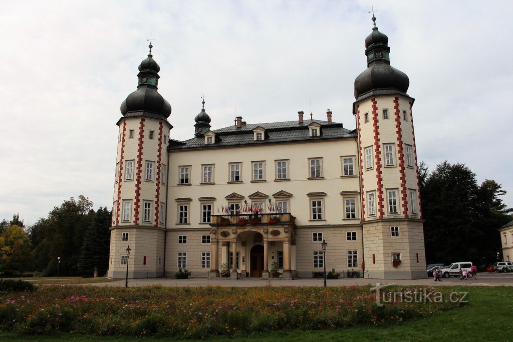 Vrchlabí, façade du château