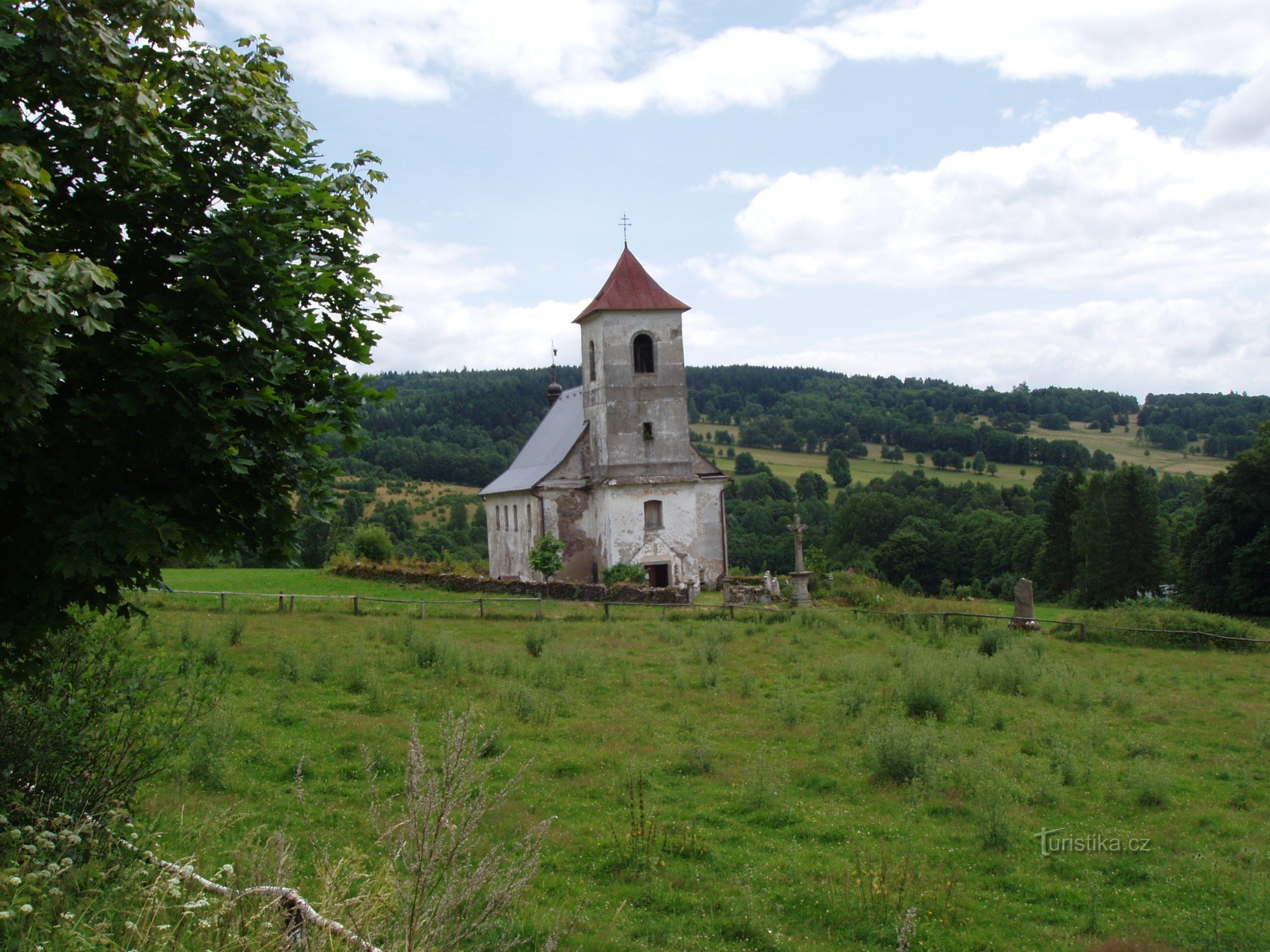 Врхни Орлице - церковь св. Ян Непомуцкий