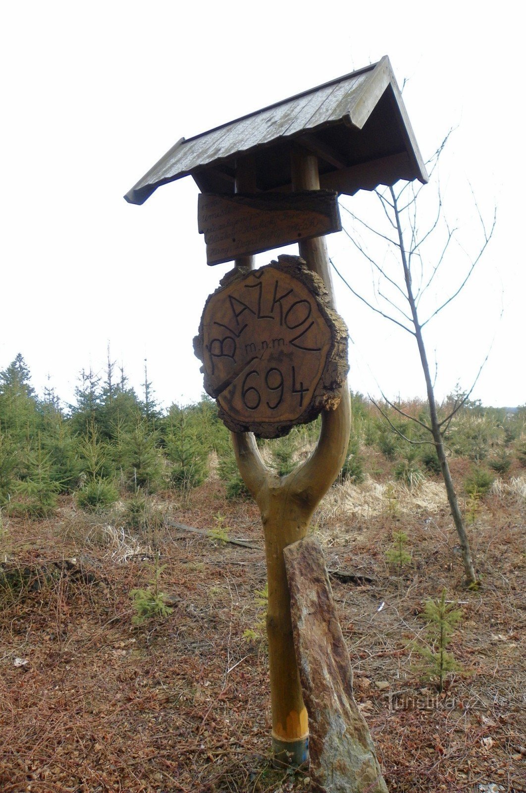 The peak of Blažkov