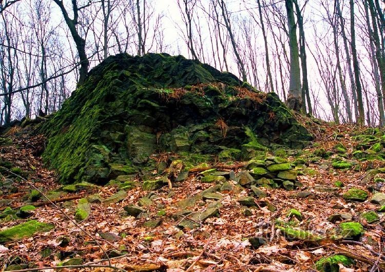 pico da montanha de carvalho