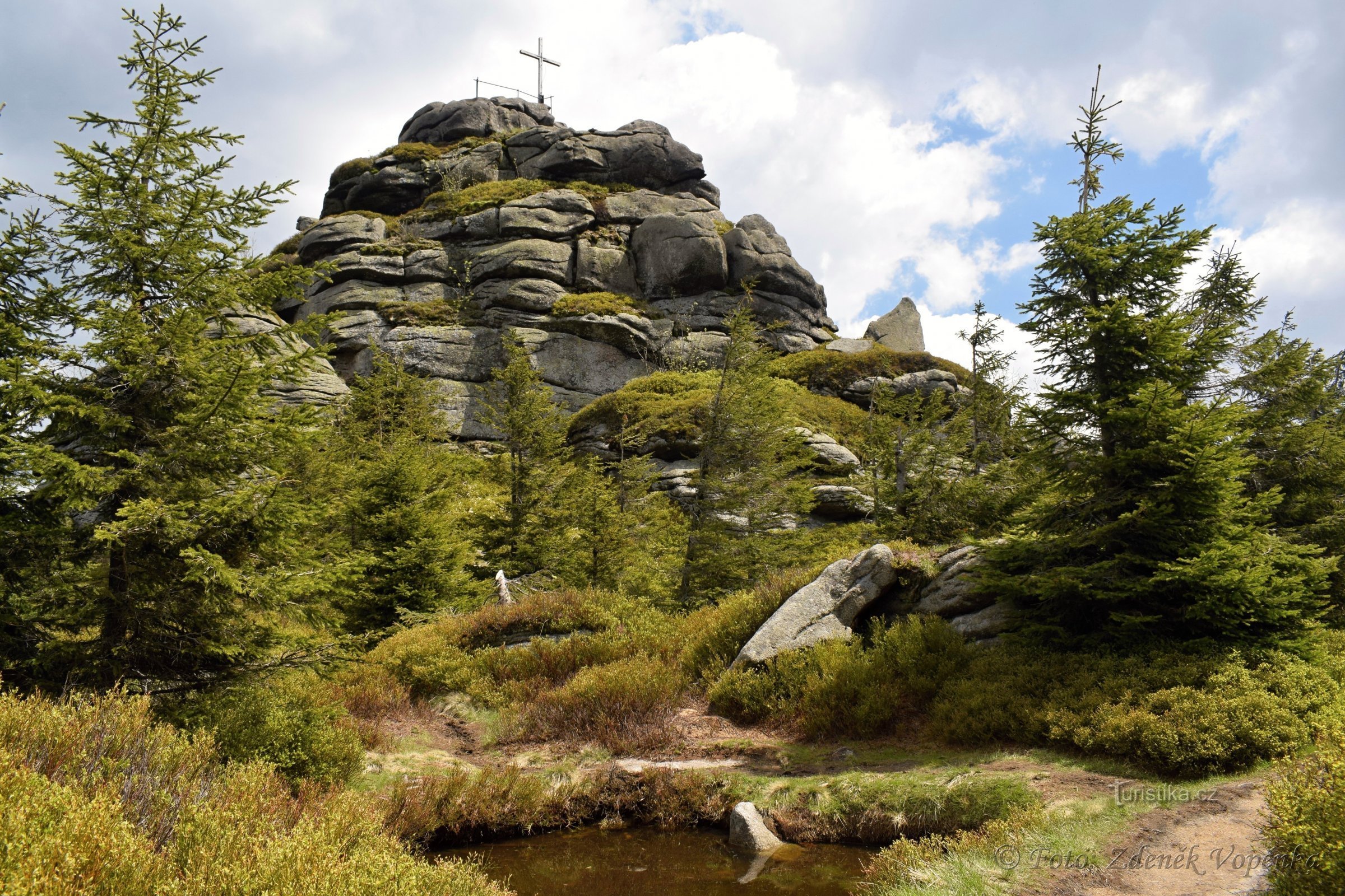 El pico de la Jizera 1122 m.