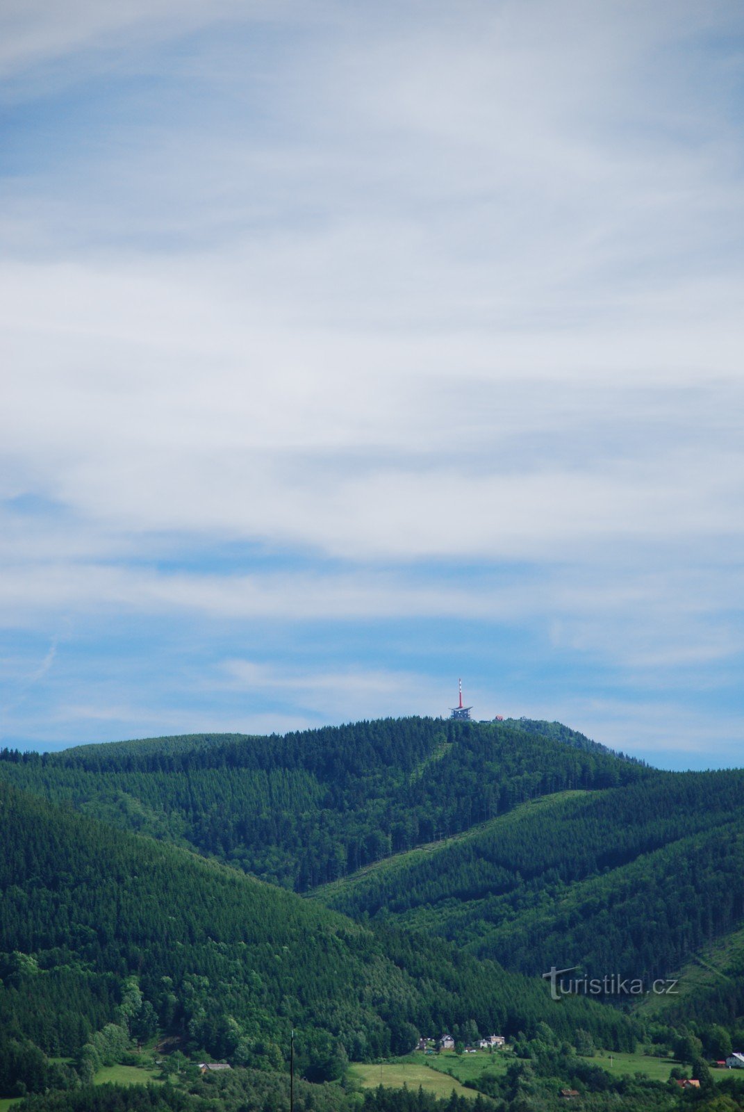 O pico de Lysá hora