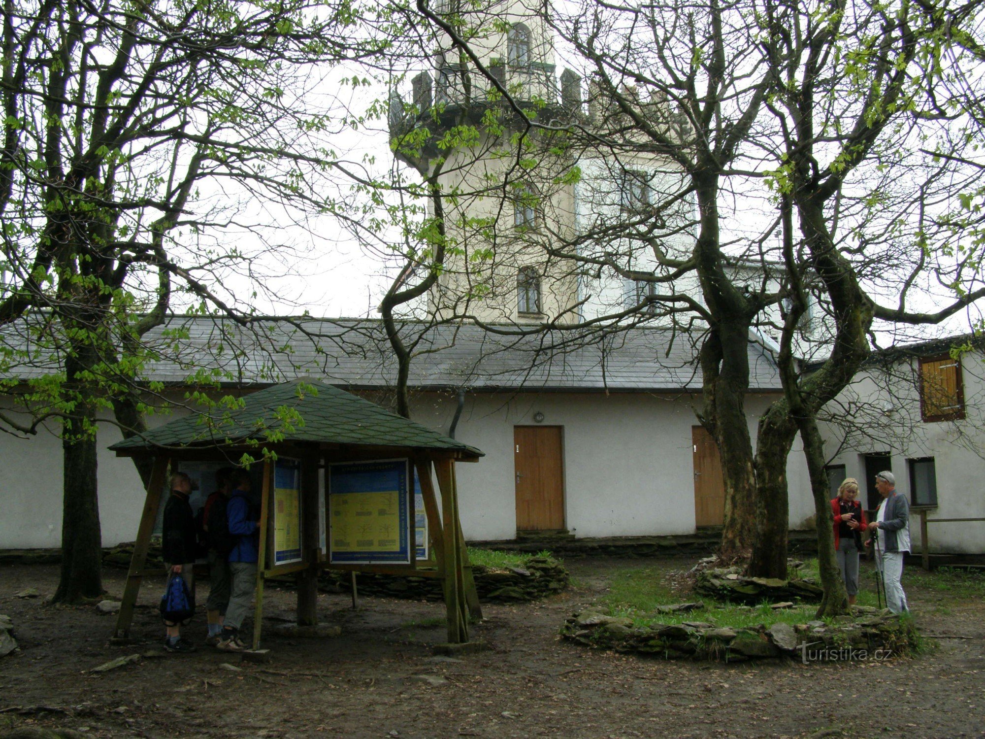 the peak of Milešovka