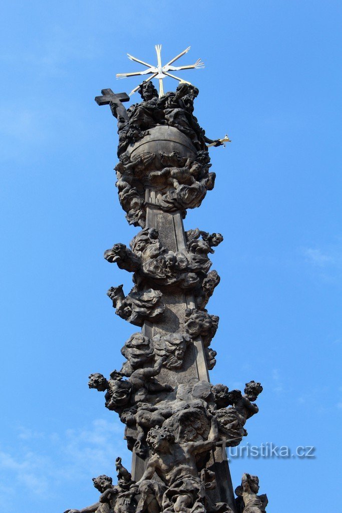 The top of the column