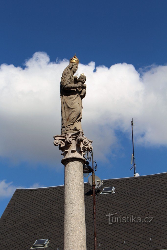 Le haut de la colonne