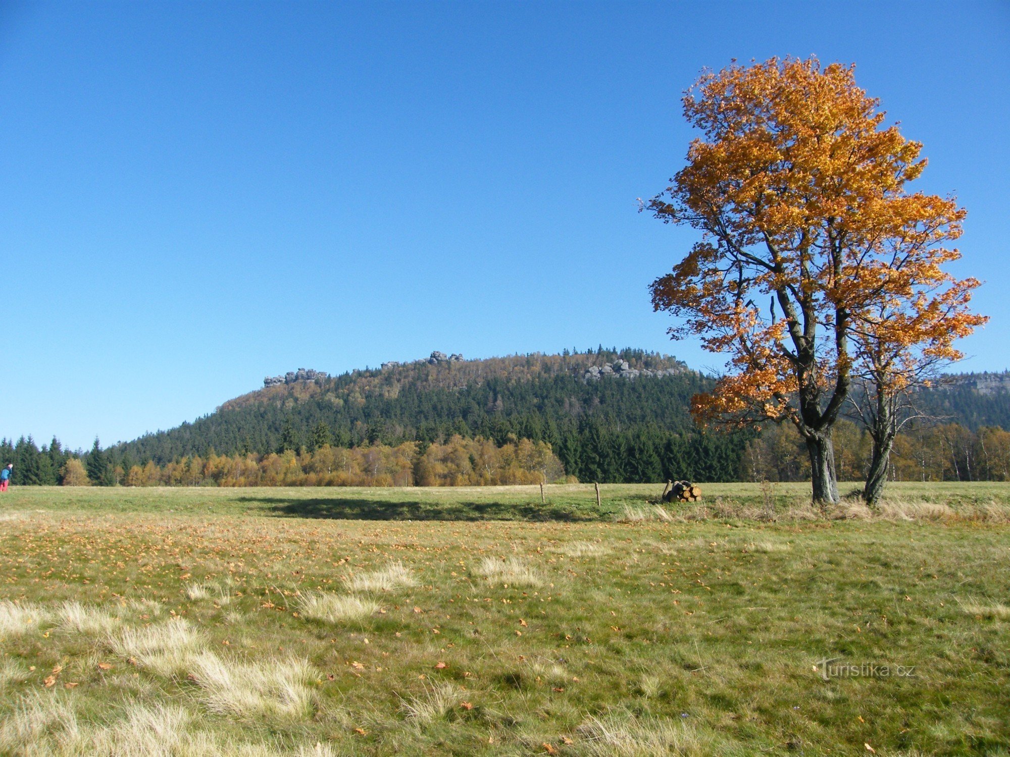 Szczeliniec Wielki と Maly (Hejšovina) のピーク