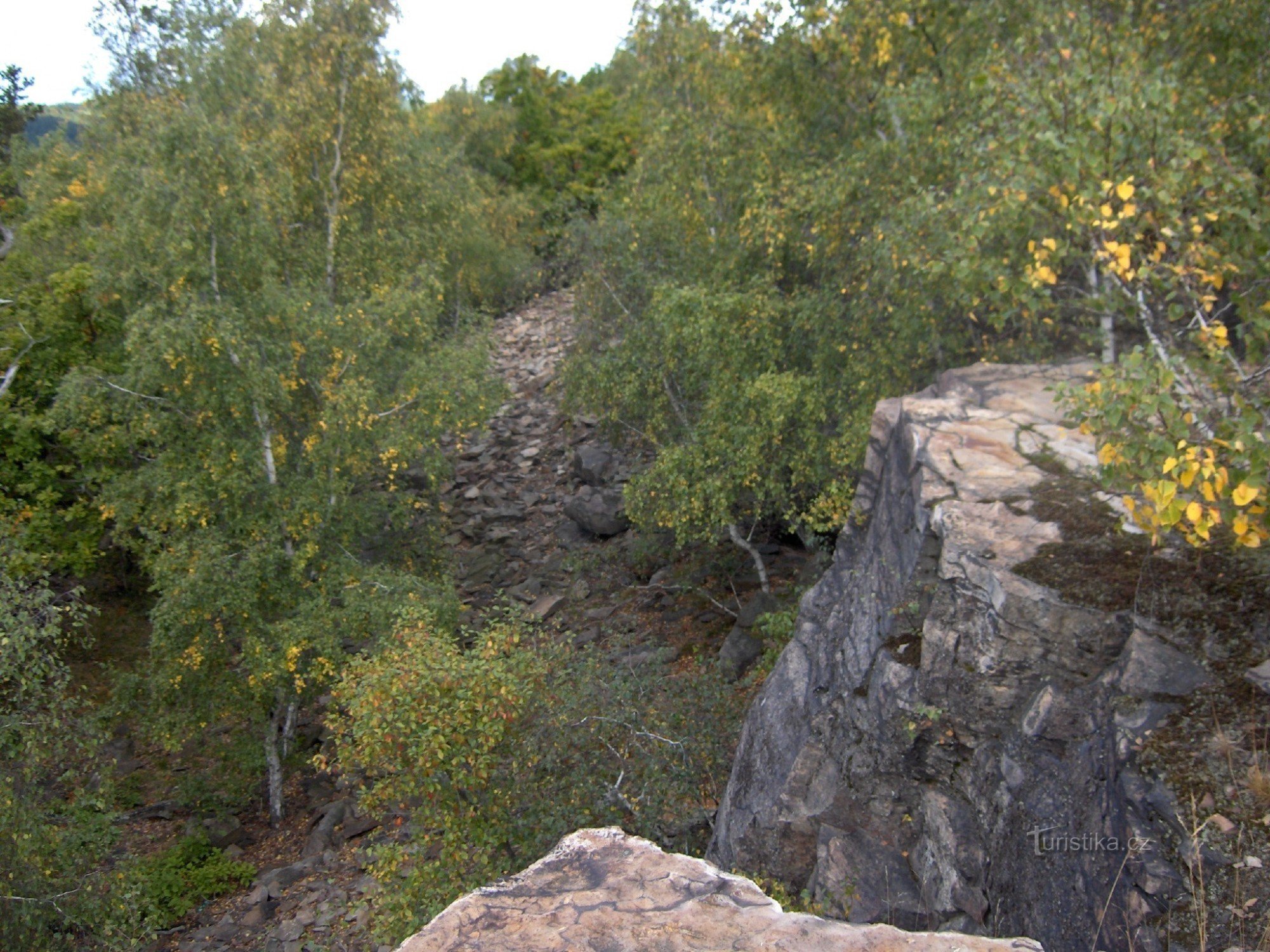 le plateau sommital de Hradiště