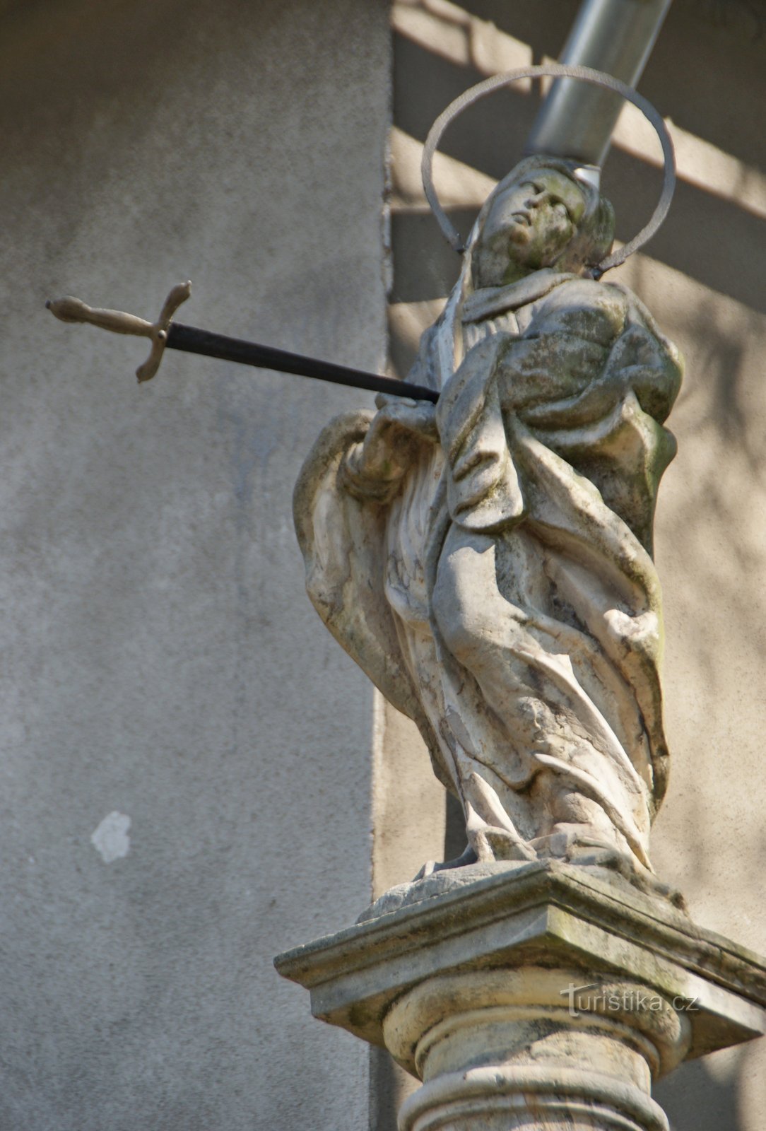 a estátua superior de PM Bolestné