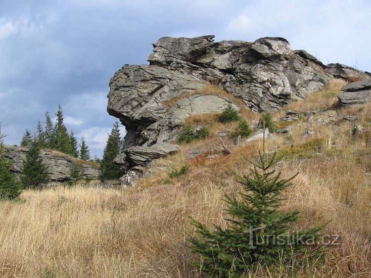 Peak rocks