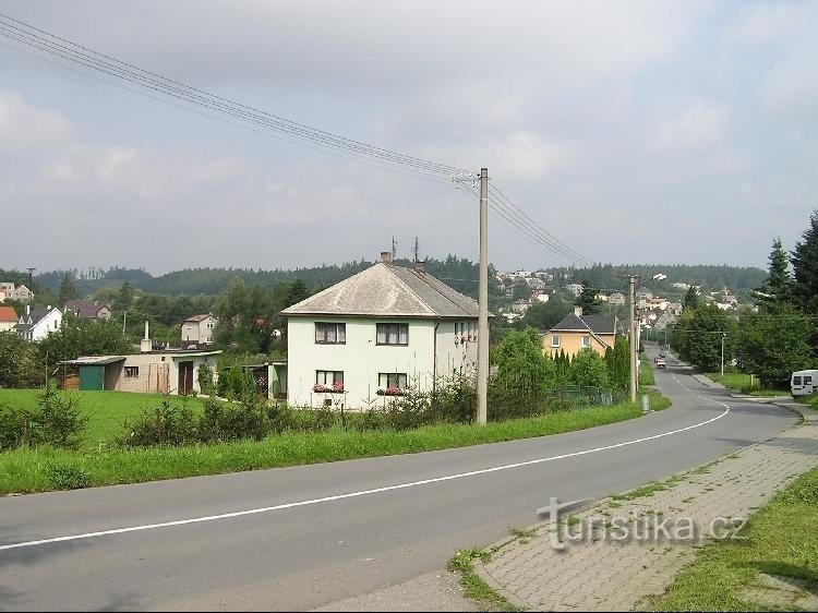 Vřesina: Vřesina - vue du village