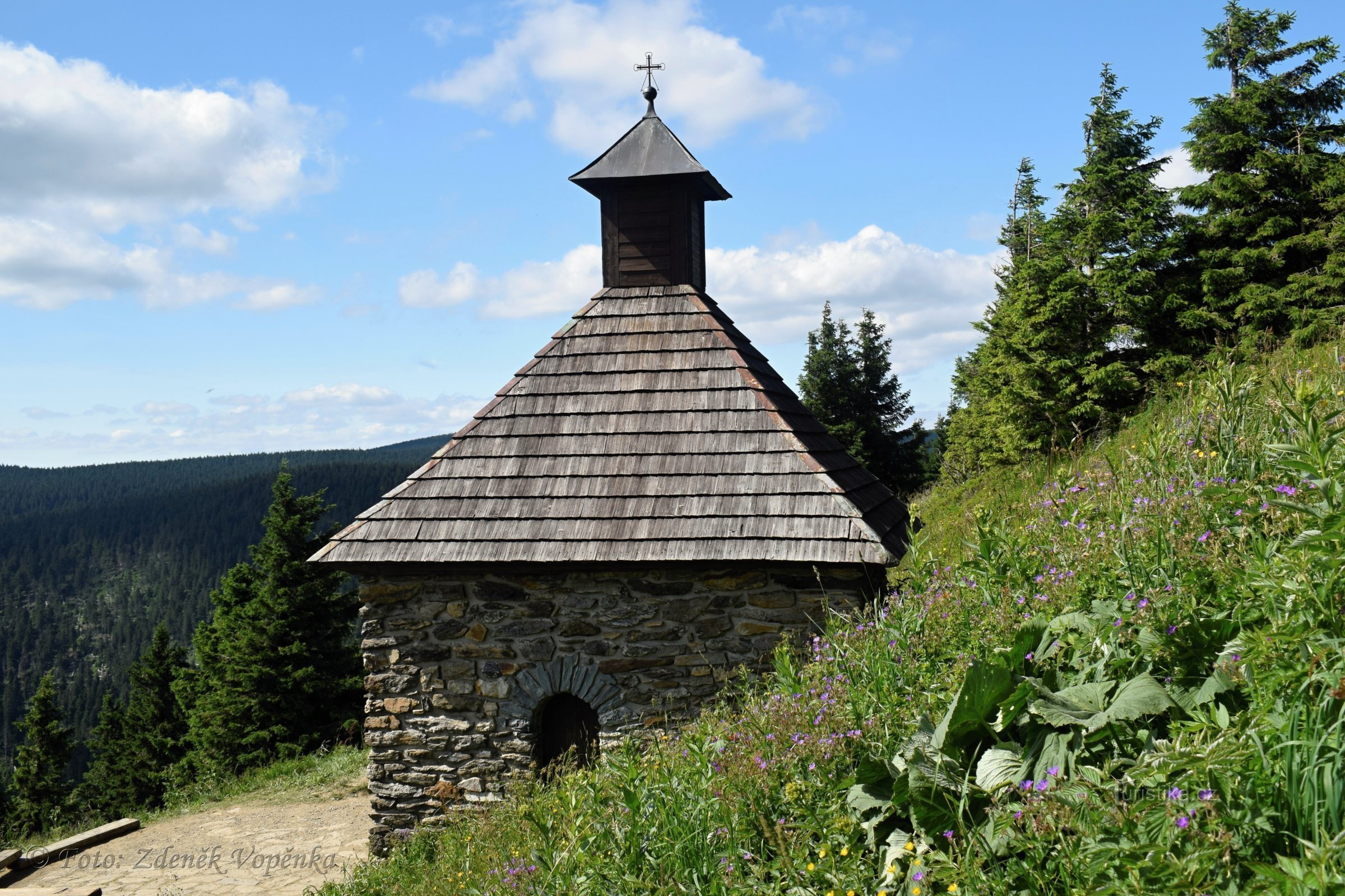 En lyngbrønd.