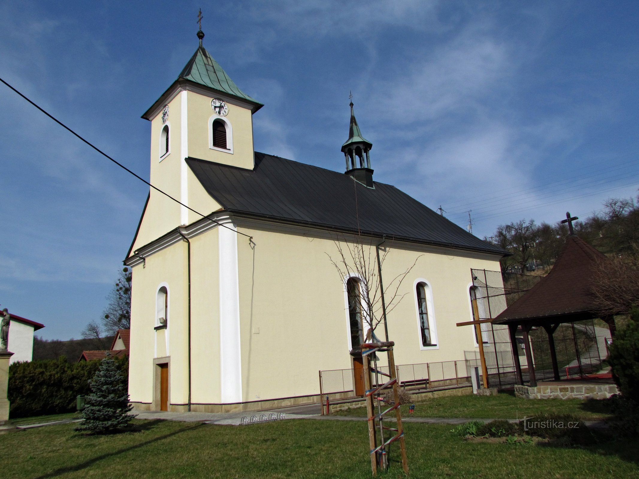 Všemina - igreja de São João de Nepomuck