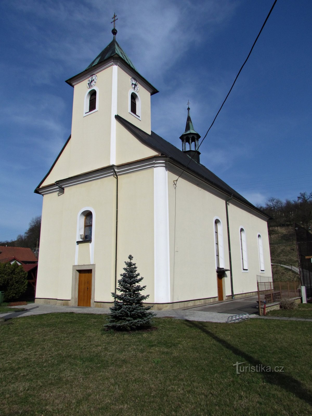 Všemina - Pyhän Johanneksen Nepomuckin kirkko