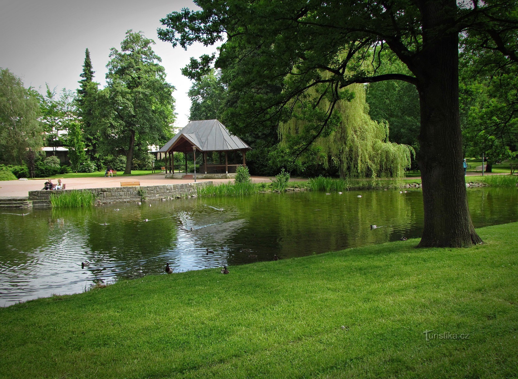 Vsetín - Herrgårdsträdgård