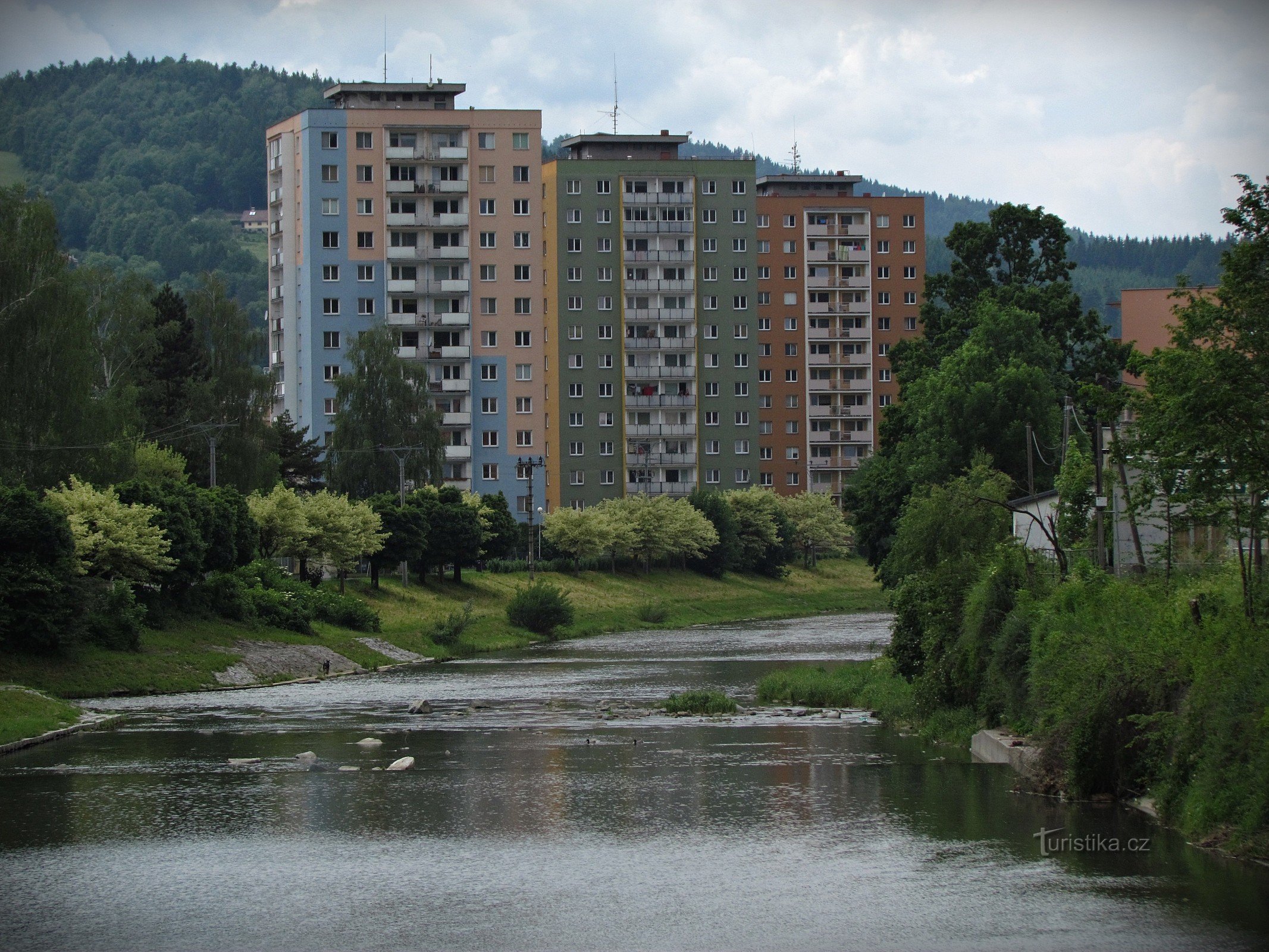 Vsetín - construction of the socialist era