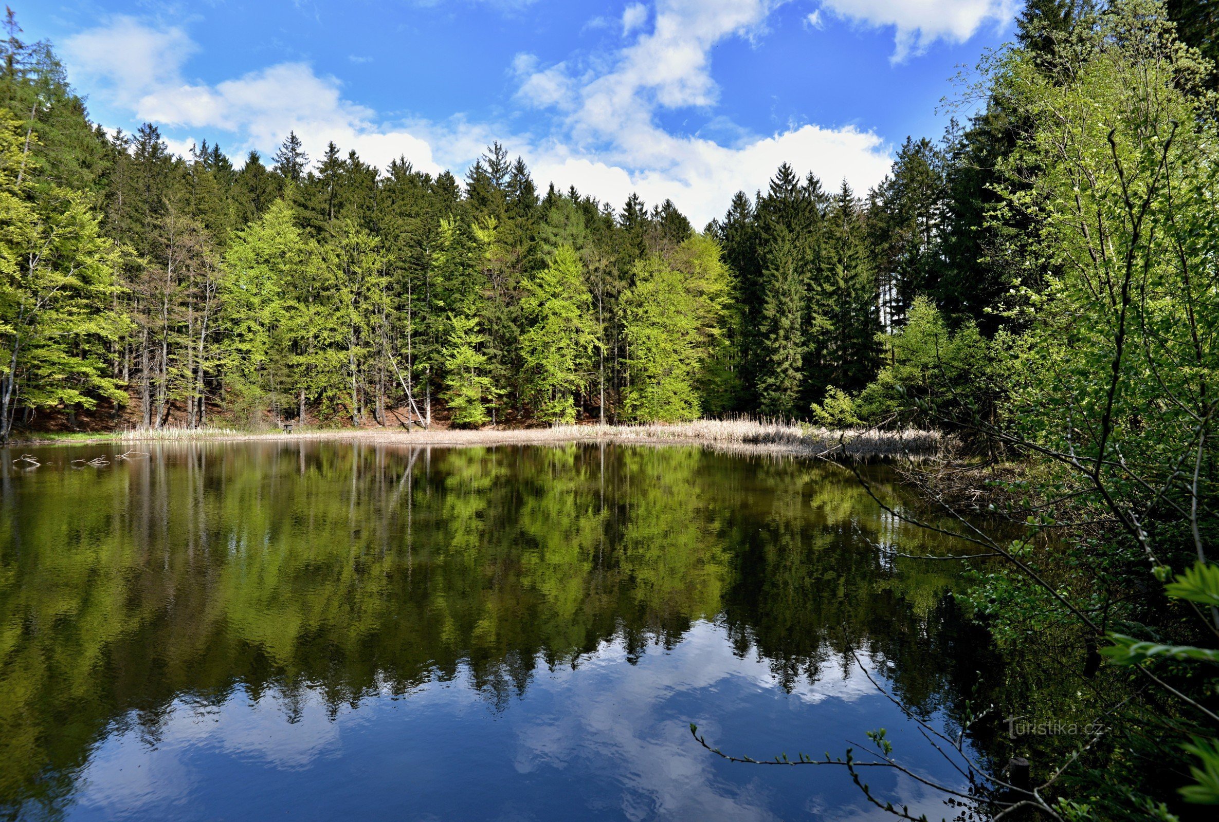 Vsetín-Gebirge: Cábské-See