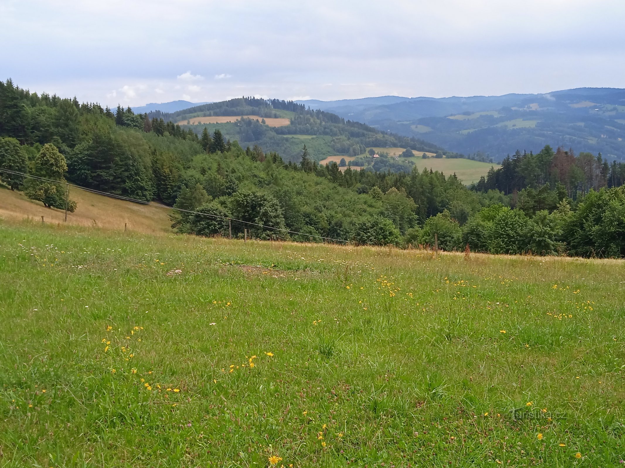 Vsetínské vrchy :Medůvka-přehrada Bystřička